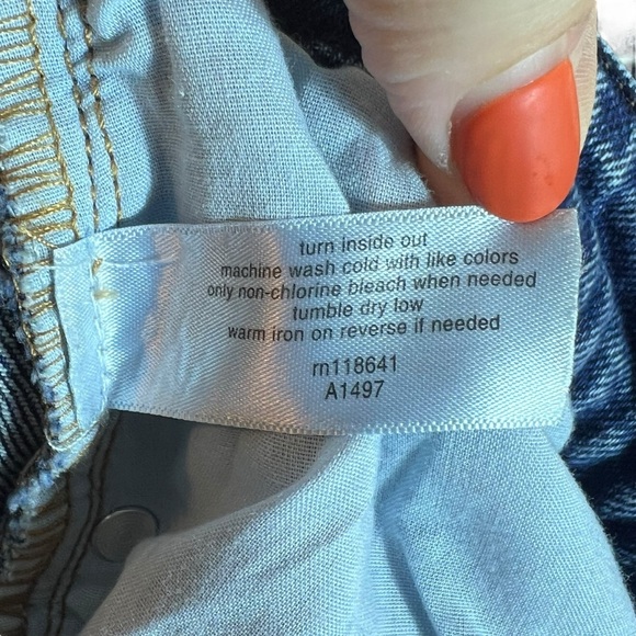 Lane Bryant Flex Magic Waistband Mid-Rise Straight Ankle Jean, Size 24 - Picture 9 of 13